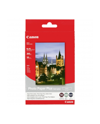 Papier Canon SG201 Photo Paper Plus Semi-glossy | 260g | 10x15cm | 50ark