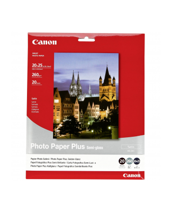 Papier Canon SG201 Photo Paper Plus Semi-glossy | 260g | 20x25cm | 20ark