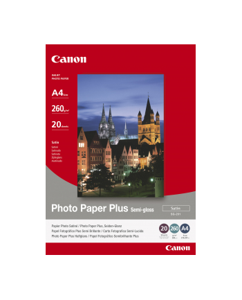 Papier Canon SG201 Photo Paper Plus Semi-glossy | 260g | A4 | 20ark