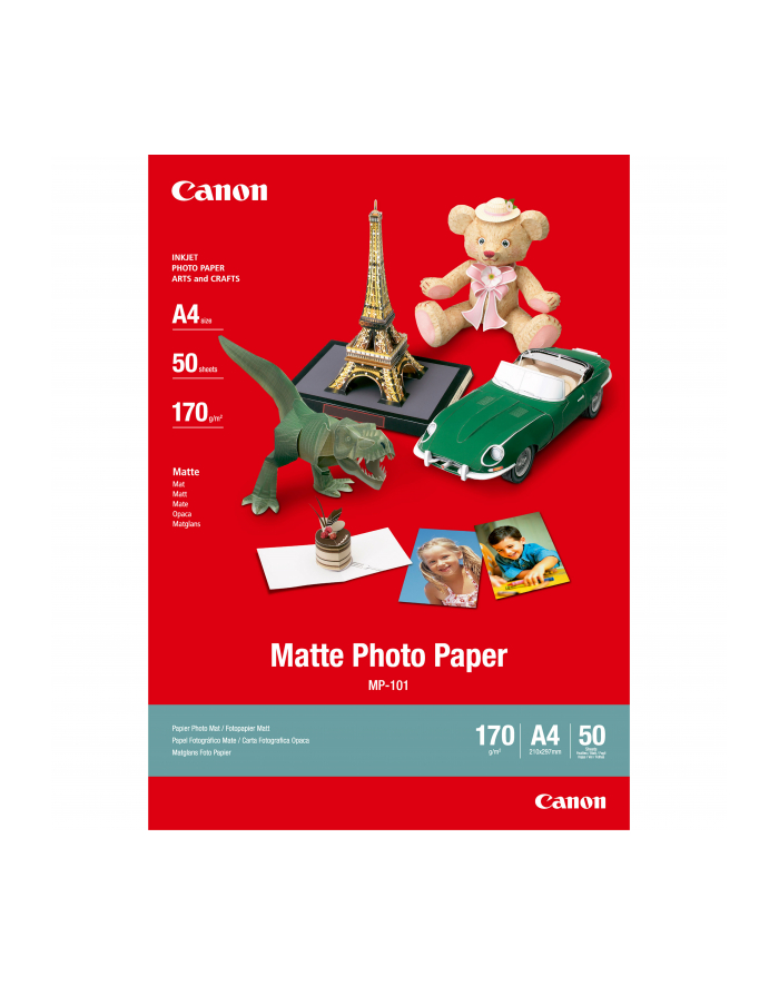 Papier Canon MP101 Photo Paper Matte | 170g | A4 | 50ark główny