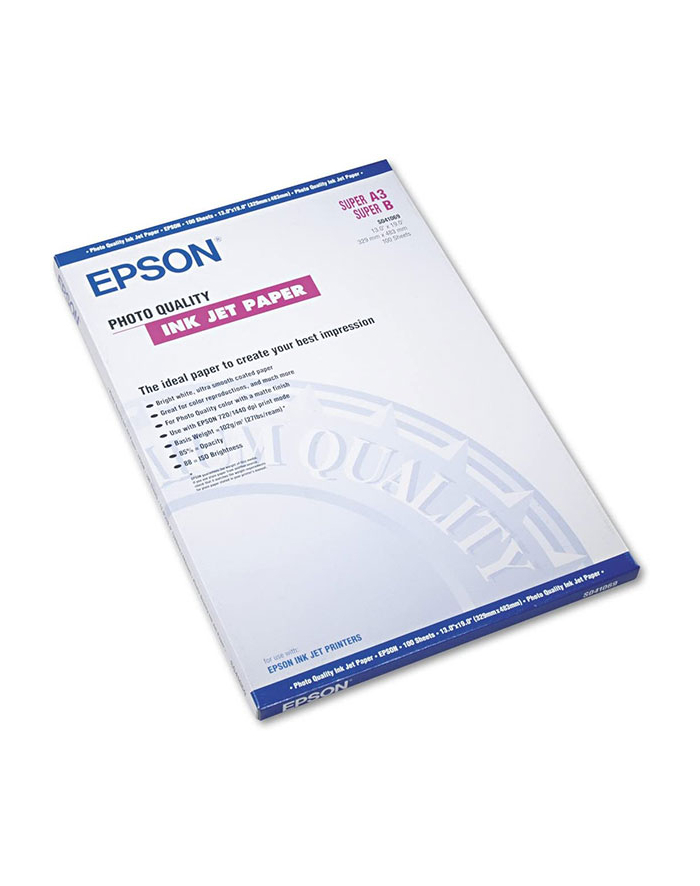 Papier Epson Photo Quality Ink Jet | 105g | A3  | 100ark główny