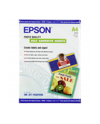 Papier Epson Photo Quality self-adhesive | 167g | A4 | 10ark