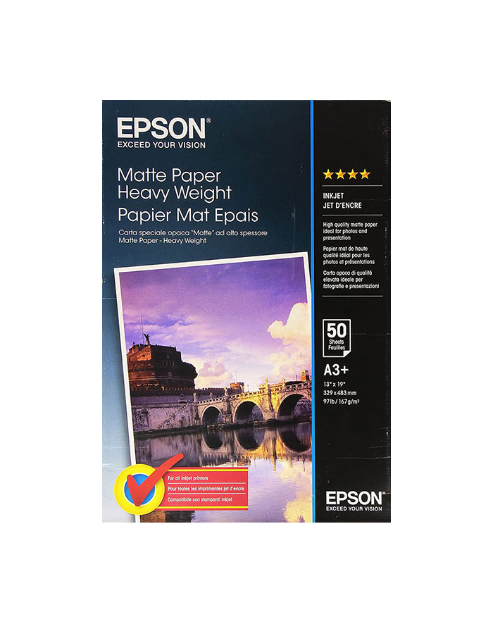 Papier Epson Epson Matte Heavyweight | 167g | A3  | 50ark główny