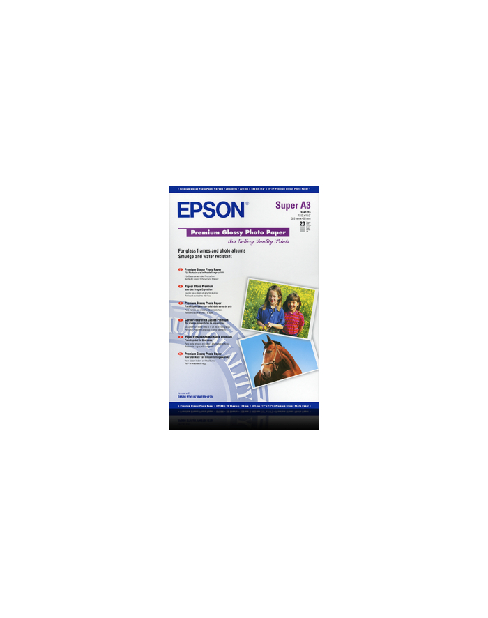 Papier Epson Premium Glossy Photo | 255g | A3  | 20ark główny