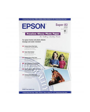 Papier Epson Premium Glossy Photo | 255g | A3  | 20ark