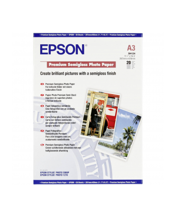 Papier Epson Premium Semigloss Photo | 251g | A3 | 20ark