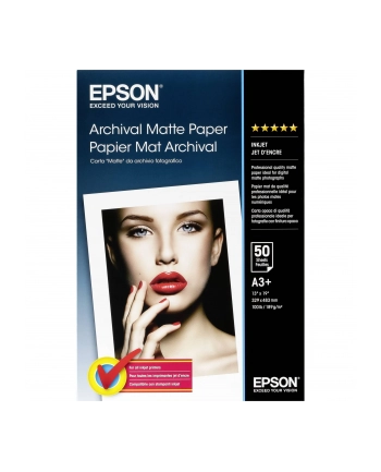 Papier Epson Archival Matte | 192g | A3 | 50ark