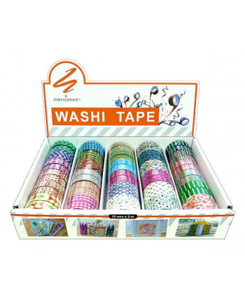 sztuka rodzinna Taśma dekoracyjna Washi Tape Narcissus mix