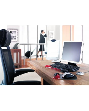 kensington Podkładka pod mysz Duo Gel czerwono-szara