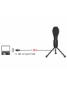 DeLOCK USB condenser microphone with table stand (black) - nr 21