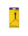 DeLOCK USB condenser microphone with table stand (black) - nr 22