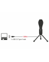 DeLOCK USB condenser microphone with table stand (black) - nr 11