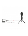 DeLOCK USB condenser microphone with table stand (black) - nr 16