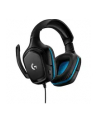 Logitech G432 Gaming Headset (black / blue) - nr 123