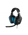 Logitech G432 Gaming Headset (black / blue) - nr 54