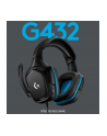 Logitech G432 Gaming Headset (black / blue) - nr 67