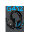 Logitech G432 Gaming Headset (black / blue) - nr 89