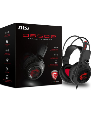 MSI GAMING DS502 headset (black / red)