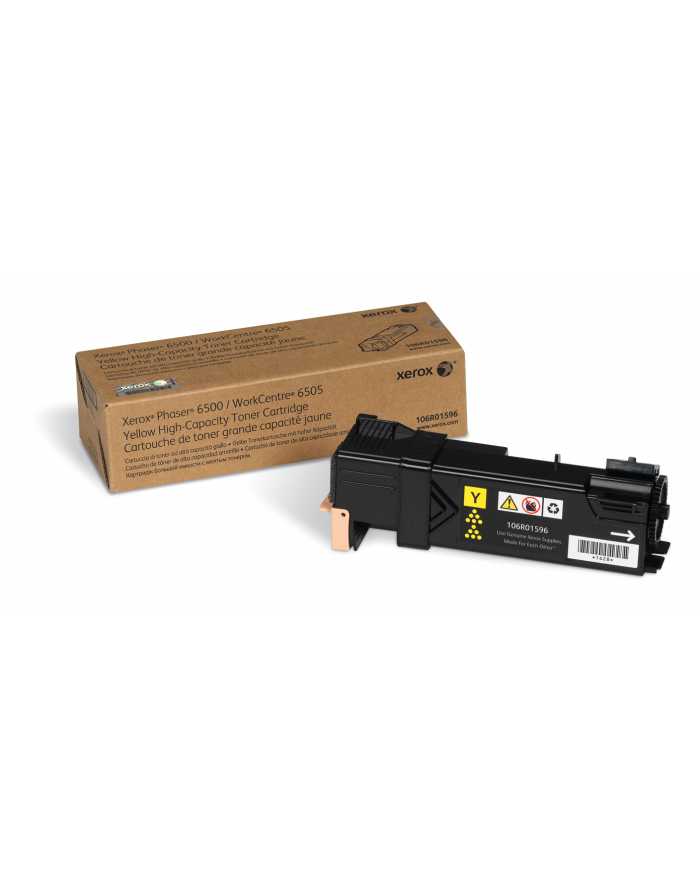 Xerox toner yellow 2500 pages 106R01596 główny
