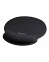 DeLOCK Ergonomic mouse pad with gel wrist rest (black) - nr 16