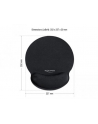 DeLOCK Ergonomic mouse pad with gel wrist rest (black) - nr 17