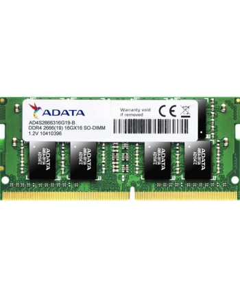ADATA DDR4 SO-DIMM 8GB 2666 - Single (AD4S266638G19-R, Premier)