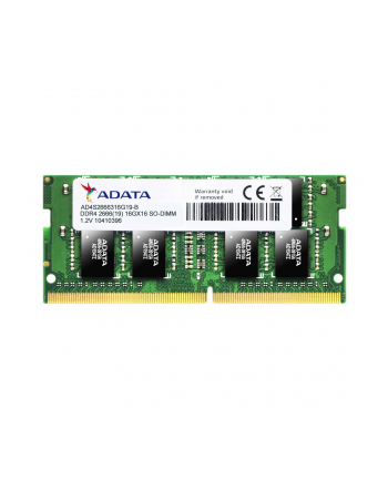 ADATA DDR4 SO-DIMM 8GB 2666 - Single (AD4S266638G19-R, Premier)