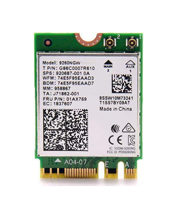 Intel Wi-Fi AC 9260 M.2 vPro bulk