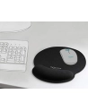 DeLOCK Ergonomic mouse pad with gel wrist rest (black) - nr 20