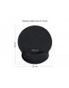 DeLOCK Ergonomic mouse pad with gel wrist rest (black) - nr 28