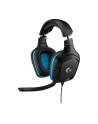 Logitech G432 Gaming Headset (black / blue) - nr 121