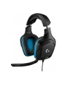 Logitech G432 Gaming Headset (black / blue) - nr 132