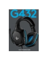 Logitech G432 Gaming Headset (black / blue) - nr 49