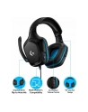 Logitech G432 Gaming Headset (black / blue) - nr 50