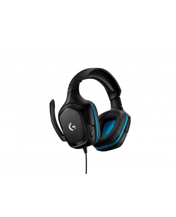Logitech G432 Gaming Headset (black / blue)