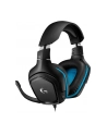 Logitech G432 Gaming Headset (black / blue) - nr 98