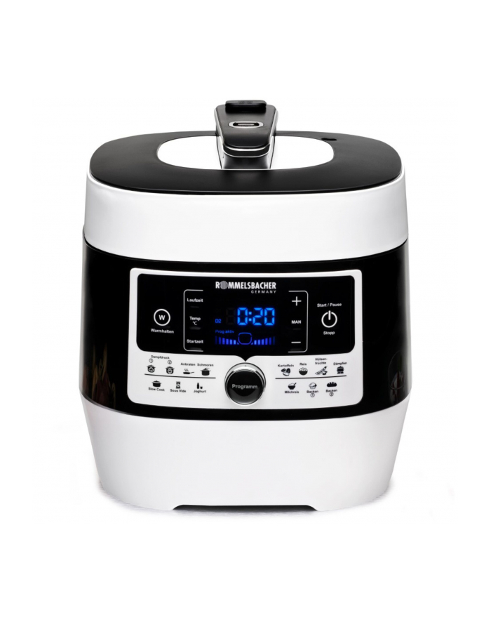 Rommelsbacher vapor pressure & Multicookings MD 1000 (white / black) główny