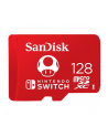 SanDisk Nintendo Switch 128 GB microSDHC, Memory Card (red, UHS-I U3, V30) - nr 1
