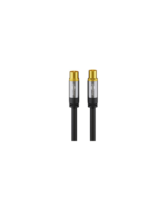 goobay TV antenna cable 135dB black 2m -4x shielded główny