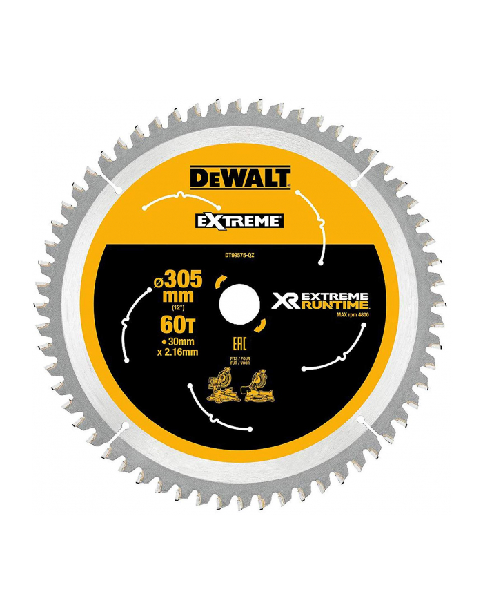 Dewalt circular saw blade .305 / 30mm DT99575 główny