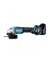 Makita cordless angle DGA511RTJ, 18 Volt (blue / black, MAKPAC size 2, 2x Li-ion battery 5.0 Ah) - nr 3