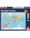 Schmidt Spiele Puzzle The World 1500 -  58289 - nr 2