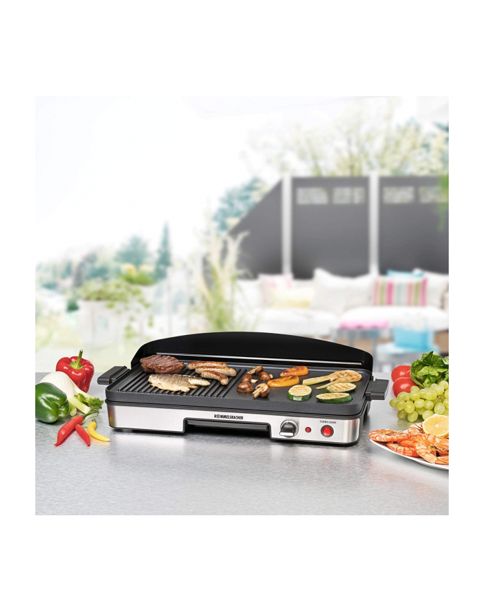 Rommelsbacher table grill BBQ 2003 (black / stainless steel, 1,900 watts) główny