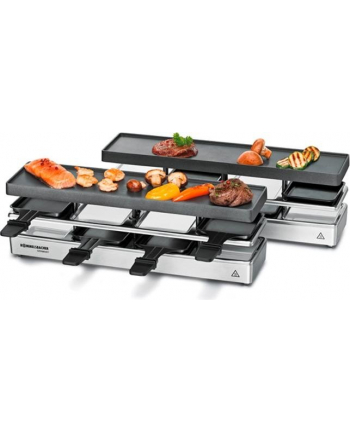 Rommelsbacher Fun for 4 + 4 RC 1600, raclette (silver)