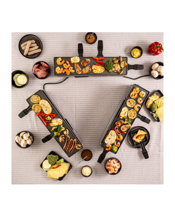 Rommelsbacher Fun for 4 + 4 RC 1600, raclette (silver)