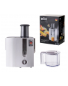 Braun Identity Collection spin juicer J 500, Juicer (white / stainless steel) - nr 22