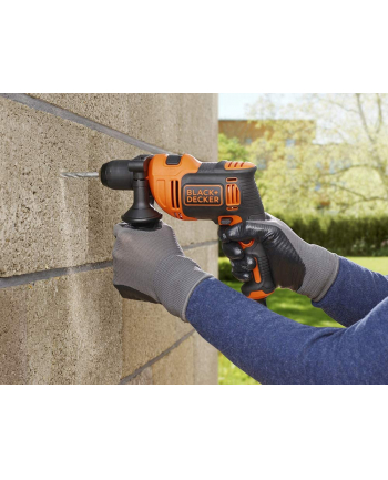 Black+Decker Impact Drill BEH710-QS 710W - Right / left rotation, 13mm SSBF
