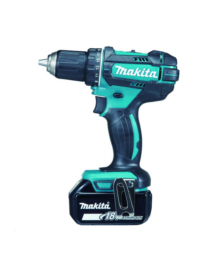 Makita cordless drill DDF482RFJ, 18 Volt (blue / black, MAKPAC size 2, 2x Li-ion battery pack 3.0Ah) główny