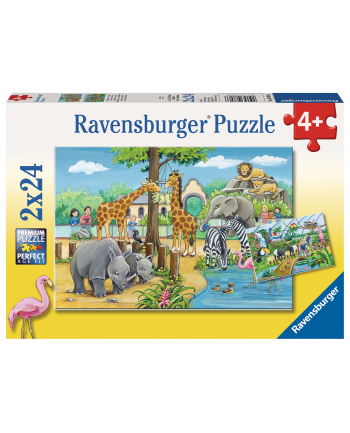 Ravensburger Puzzle Welcome to the Zoo 2x24 - 7806