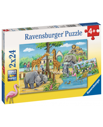 Ravensburger Puzzle Welcome to the Zoo 2x24 - 7806